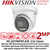 Hikvision DS-2CE79DF8T-AZE 2MP 2.8-12mm Motorized Varifocal Lens ColorVu PoC Auto Focus TVI Turret CCTV Camera, 40m White Light Distance, IP68 Weatherproof, 130dB WDR, Smart Light, 24/7 Full Color Imaging 