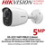 Hikvision 5MP 2.8mm Fixed Lens PIR  HD-TVI Bullet Camera, 20m IR Distance, IP67 Weatherproof, PIR detection, Strobe light alarm, Alarm out - DS-2CE11H0T-PIRLO (2.8mm)