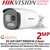 Hikvision 2MP 2.8mm Fixed Lens ColorVu PIR Siren 4-in-1 Bullet CCTV Camera, Switchable TVI/AHD/CVI/CVBS, 40m White Light Distance, IP67 Weatherproof, Strobe light & audio alarm, Built-in Siren - DS-2CE12DFT-PIRXOF28 (2.8mm)