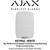 Ajax Wireless touch keypad is used for arming/disarming of Ajax security system - KEYPAD (WHITE)