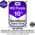 WD Purple  WD100PURZ 10TB 3.5" SATA 24x7 Surveillance Hard Disk Drive, WD Purple Drives are Built for 24/7, always-on Security System