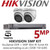 Hikvision 5MP Kit - 4CH DVR With 2x Anti Tamper Screw Turret Cameras