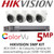 Hikvision 5MP Kit - 8CH DVR With 4x ColorVu Turret Cameras