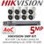 Hikvision 5MP Kit - 8CH DVR With 8x Audio Turret Cameras