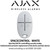 Ajax Key fob for controlling security modes - SPACECONTROL - WHITE