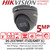 Hikvision DS-2CE79H0T-IT3ZE/Grey (C) 5MP PoC 2.7-13.5mm Motorized Varifocal Lens  Outdoor Grey Turret Camera - 40m IR Distance 