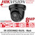 8MP PoE CCTV Camera, Hikvision 4K IP PoE 2.8mm Darkfighter Built-in Two-way Audio Alarm Warning AcuSense Turret Camera in Black - DS-2CD2386G2-ISU/SL(2.8MM)/BLACK
