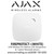 AJAX FIREPROTECT+(WHITE) Wireless Fire Detector with Temperature  &  Carbon Monoxide sensors 