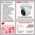 Hikvision DS-2CD3386G2-ISU(2.8MM) (C) 8MP AcuSense Darkfighter Outdoor IP PoE Turret Camera with IR & Built-in Mic - 2.8mm Fixed Lens - 40m IR Range - Face Capture 