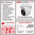 Hikvision - 5MP AcuSense Darkfighter Outdoor IP PoE Turret Camera with IR & Built-in Two-Way Audio - 2.8mm Fixed Lens - 40m IR Range - Face Capture -  Strobe Light and Audio Alarm - DS-2CD3356G2-ISU/SL(2.8MM)(C)
