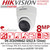 Hikvision 8MP Motorized Varifocal Lens AcuSense Darkfighter IP PoE Turret Camera, 40m IR Distance,IP66, WDR, H.265+, Audio and Alarm, MicroSD/SDHC/SDXC Card Slot, Face Capture, Smart Motion Detection - DS-2CD2H86G2-IZS (2.8-12mm)
