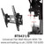 Universal Flat Screen Wall Mount With Tilt - BT8431/B 