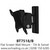 BT7518/B - Flat Screen Wall Mount with Tilt & Swivel 