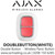 Ajax Wireless double panic button for fast response - DoubleButton(WHITE)