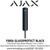 AJAX Wired Glass Break Detector - Fibra GlassProtect (Black) 
