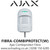 AJAX Wired Indoor Motion & Glass Break Detector - FIBRA-COMBIPROTECT(WHITE)