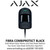 AJAX Fibra CombiProtect (Black) Wired Indoor Motion and Glass Break Detector
