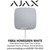 FIBRA HOMESIREN (WHITE) AJAX Wired indoor Siren Color In White 