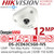 Hikvision 12MP DeepinView Immervision Fisheye PoE Camera - DS-2CD63C5G0-IVS(1.29mm)