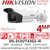 Hikvision DS-2CD2T43G2-4I (2.8mm) 4MP IP PoE AcuSense Outdoor Bullet Camera with 2.8mm Fixed Lens, 80m IR Distance, 120dB WDR, IP67 Water and Dust Resistant 