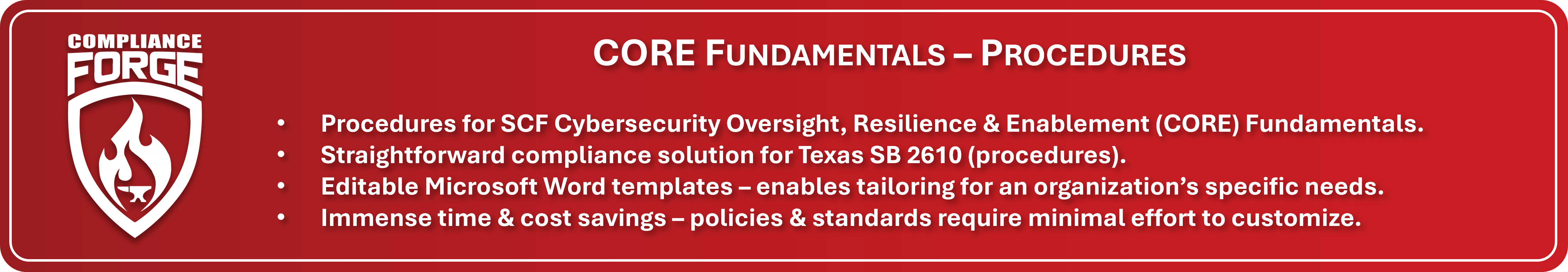 Cybersecurity Standardized Operating Procedures (CSOP)&nbsp;&nbsp;CORE Fundamentals