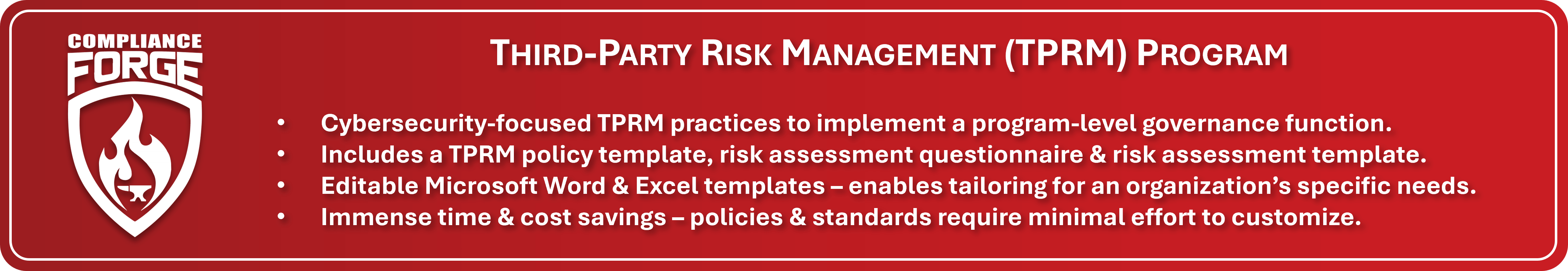 Cybersecurity Third-Party Risk Management (TPRM) Program