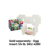 MADE IN USA - 250 Boxes - 1/4 lb. Easter Garden - Egg Boxes 3-5/8" x 2-3/8" x 2-3/8"