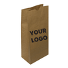MADE IN USA - Custom Branded 16 lb. SOS Paper Bags - Recycled Kraft - 5000 Bags Minimum