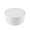 4 Boxes - Round Flower Gift Boxes - 9" Diameter White