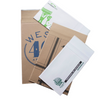 MADE IN USA - 500 Mailer Bags - Eco Natural - 6" x 2-3/4" x 12" Peel & Seal Closure - Plain or Custom Printed