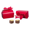 MADE IN USA - 25 Boxes - Small Red Bow Favor Boxes