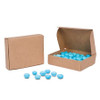 CLEARANCE - Made in & Ships from USA - 50 Boxes 1/4 lb. Kraft Candy Boxes  4-9/16" x 3-9/16" x 1-1/4"