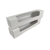 CLEARANCE  50 Boxes - White Boxes with Windows - for small macarons, cookies or mints