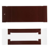CLEARANCE - MADE IN USA - 50 Covers - 1/2 lb. Candy Box Covers - Brown - 7-1/8" x 4-1/2" x 1-1/8"