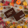 CLEARANCE - MADE IN USA - 50 Covers - 1/2 lb. Candy Box Covers - Brown - 7-1/8" x 4-1/2" x 1-1/8"