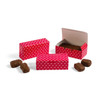 CLEARANCE - MADE IN USA - 50 Boxes 1/2 lb. Candy & Fudge Boxes - Little Hearts 5-1/2" x 2-3/4" x 1-3/4"