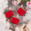 CLEARANCE - MADE IN USA - 50 Boxes 1/4 lb. Red Candy Boxes 4-9/16" x 3-9/16" x 1-1/4"