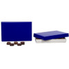 CLEARANCE - MADE IN USA - 50 Covers - 1 lb. Candy-Chocolate Box Covers - Royal Blue