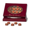 CLEARANCE - MADE IN USA - 50 Covers - 1 lb. Candy-Chocolate Box Covers - Burgundy & Oval Window