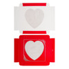 CLEARANCE MADE IN USA - 50 Covers - 16 oz. Candy Box Covers - Silver Scroll with Window - 7-3/4" x 7-3/4" x 1-1/8"