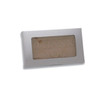 CLEARANCE-MADE IN USA - 50 Boxes - Dull Silver Business Card Boxes with Windows