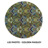 MADE IN USA - Rigid Hat Box Sets - Golden Paisley - Set of 4