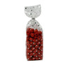 1/2 lb. 2.5 Mil Soft Bottom Cello Bags - Small Silver Dots