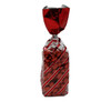 1/2 lb. 2.5 Mil Soft Bottom Cello Bags - Red Diagonal Stripes