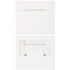 CLEARANCE - MADE IN USA - 50 Boxes Medium Grease Resistant Cookie/Bakery Boxes - White with Window