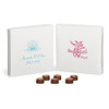 CLEARANCE-MADE IN USA - 50 Covers - 16 oz. Candy Box Covers - White - 7-3/4" x 7-3/4" x 1-1/8"