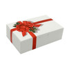 1-1/2 lb. Ribbon N' Holly Pattern Chocolate Boxes
