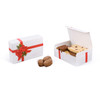 CLEARANCE-MADE IN USA - 50 Boxes - 1-1/2 lb Candy & Fudge Boxes - Ribbon N' Holly
