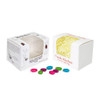 CLEARANCE-MADE IN USA  - 50 Boxes - 1/4 lb. White-Easter Egg Boxes 3-5/8" x 2-3/8" x 2-3/8"
