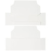 MADE IN USA - 50 Boxes 1/2 lb. White Candy Boxes  7-1/2" x 4" x 1-1/8"